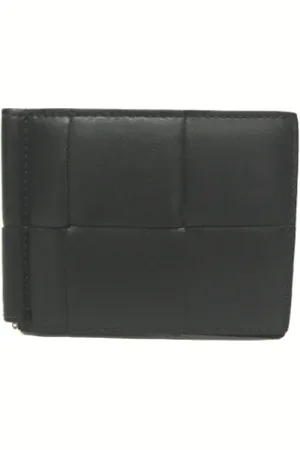 Bottega Veneta Heren, Pre-owned, Grijs, Maat: ONE Size Leer