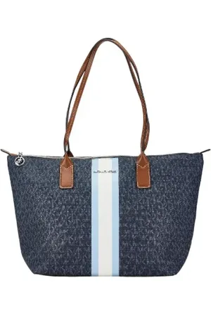 Michael Kors Dames, Pre-owned, Blauw, Maat: ONE Size Leer