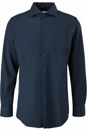 QS by s.Oliver Heren, Overhemden, Blauw, Maat: 2XL