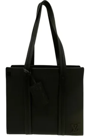 LOUIS VUITTON Heren, Pre-owned, Zwart, Maat: ONE Size Leer