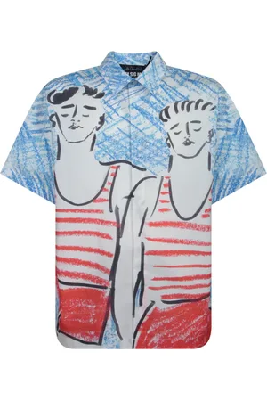 Msgm Heren, Overhemden, Veelkleurig, Maat: XL Katoen