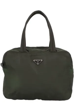 Prada Dames, Pre-owned, Groen, Maat: ONE Size Nylon