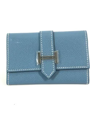 Hermès Dames, Pre-owned, Blauw, Maat: ONE Size Leer