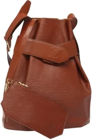 LOUIS VUITTON Dames, Pre-owned, Bruin, Maat: ONE Size Leer