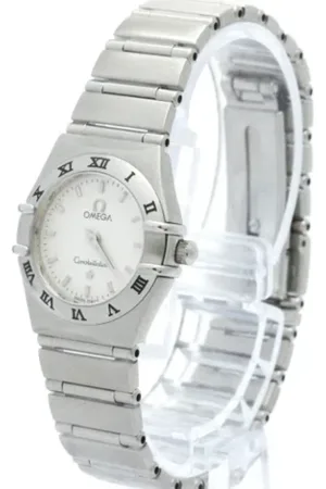 Omega Dames, Pre-owned, Grijs, Maat: ONE Size Zijde
