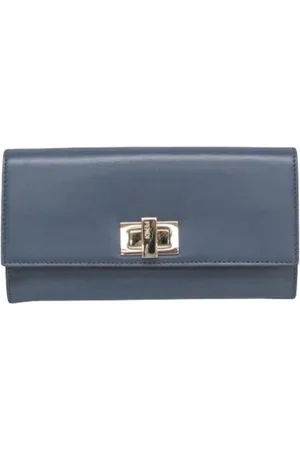 Fendi Dames, Pre-owned, Blauw, Maat: ONE Size Leer