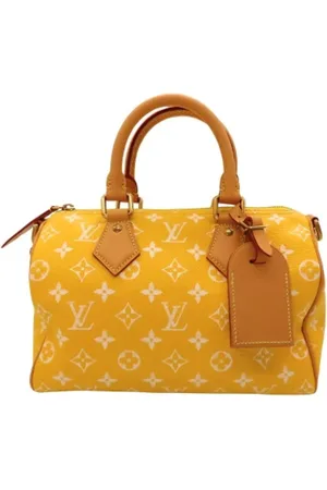 LOUIS VUITTON Dames, Pre-owned, Geel, Maat: ONE Size Leer