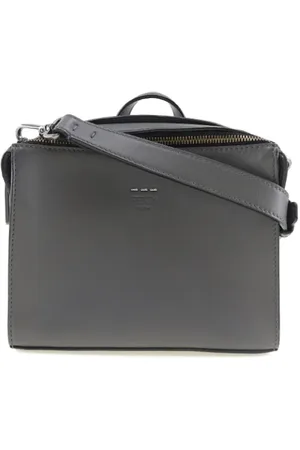 Fendi Dames, Pre-owned, Grijs, Maat: ONE Size Leer