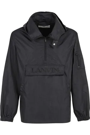 Lanvin Heren, Jassen, Zwart, Maat: S Polyamide