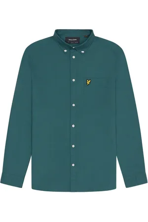 Lyle & Scott Heren, Overhemden, Groen, Maat: 2XL Katoen