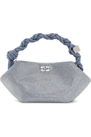 Ganni Dames, Tassen, Blauw, Maat: ONE Size Denim