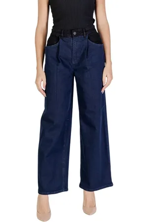 Ichi Dames, Jeans, Zwart, Maat: W28 L32 Katoen