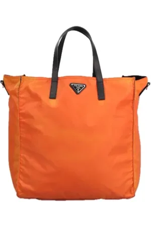 Prada Dames, Pre-owned, Oranje, Maat: ONE Size Synthetisch