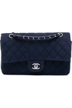 CHANEL Dames, Pre-owned, Blauw, Maat: ONE Size Katoen
