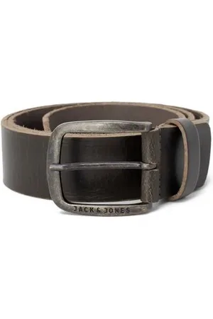 JACK & JONES Heren, Accessoires, Bruin, Maat: 85 CM Leer