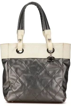 CHANEL Dames, Pre-owned, Grijs, Maat: ONE Size Nylon