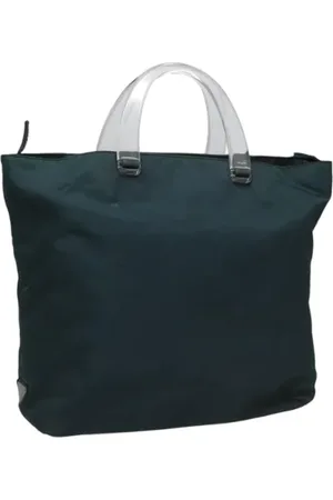 Prada Dames, Pre-owned, Groen, Maat: ONE Size Nylon