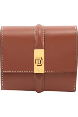 Céline Dames, Pre-owned, Bruin, Maat: ONE Size Leer