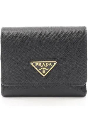 Prada Dames, Pre-owned, Zwart, Maat: ONE Size Leer