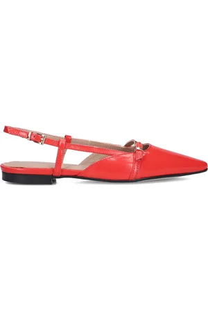 Lina Locchi Dames, Schoenen, Rood, Maat: 40 EU Linnen