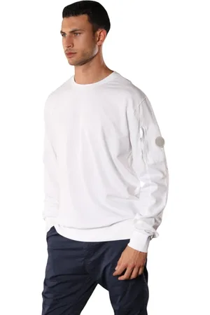 Masons Heren, Sweatshirts & Hoodies, Wit, Maat: XL Katoen