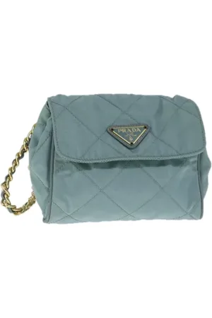 Prada Dames, Pre-owned, Blauw, Maat: ONE Size Nylon