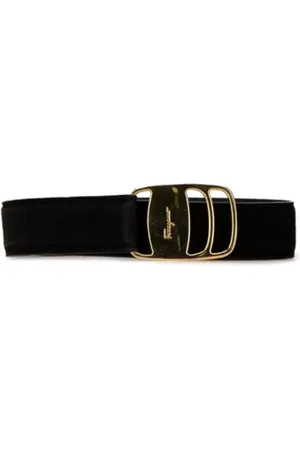 Salvatore Ferragamo Dames, Pre-owned, Zwart, Maat: ONE Size Leer