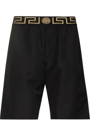 VERSACE Heren, Badkleding, Zwart, Maat: S