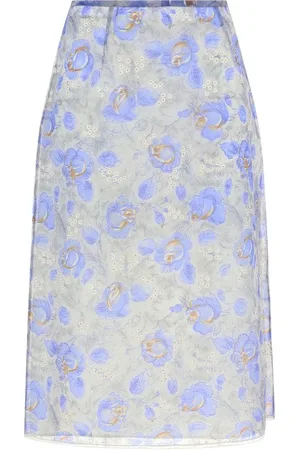 Prada Dames, Rokken, Veelkleurig, Maat: L