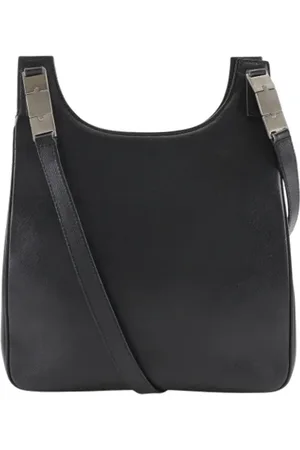 Salvatore Ferragamo Dames, Pre-owned, Zwart, Maat: ONE Size Leer