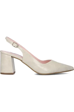 NOTRE-V Dames, Schoenen, Grijs, Maat: 40 EU Linnen