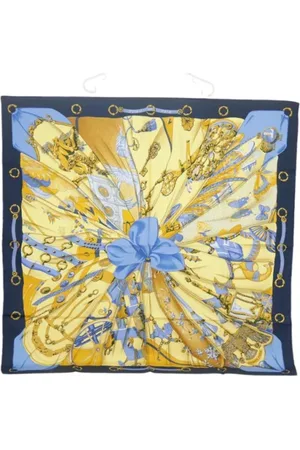 Hermès Dames, Pre-owned, Veelkleurig, Maat: ONE Size Zijde