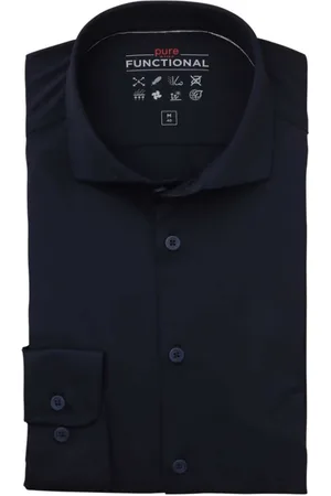Hatico Heren, Overhemden, Blauw, Maat: L