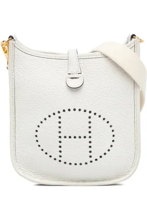 Hermès Dames, Pre-owned, Wit, Maat: ONE Size Leer