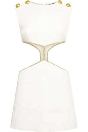 Roberto Cavalli Dames, Jurken, Wit, Maat: S