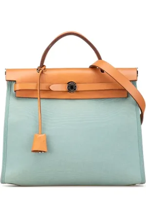 Hermès Dames, Pre-owned, Blauw, Maat: ONE Size Leer