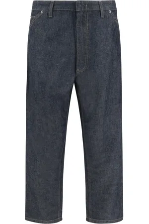 Prada Heren, Jeans, Blauw, Maat: M Katoen