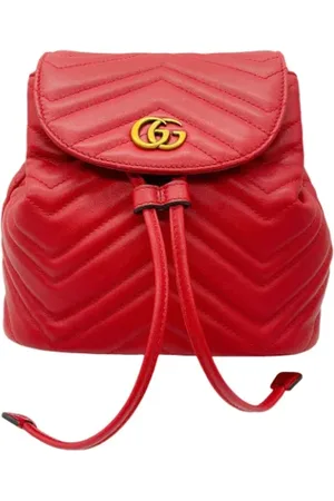 Gucci Dames, Pre-owned, Rood, Maat: ONE Size Leer