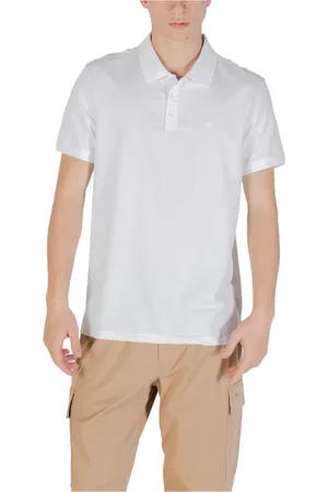Calvin Klein Heren, Tops, Wit, Maat: S Katoen