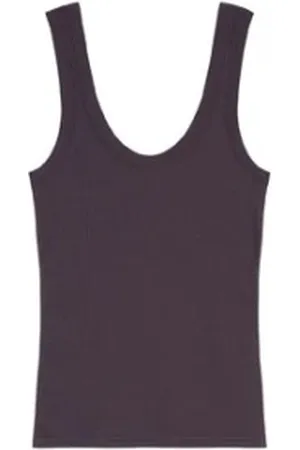 TELA Dames, Tops, Bruin, Maat: L Katoen