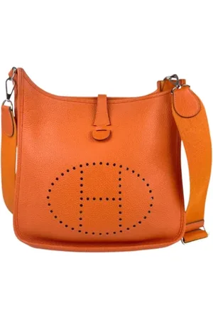 Hermès Dames, Pre-owned, Oranje, Maat: ONE Size Leer