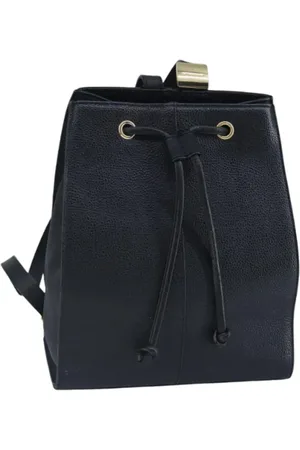 Burberry Dames, Pre-owned, Zwart, Maat: ONE Size Leer