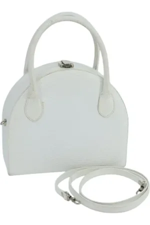 Fendi Dames, Pre-owned, Wit, Maat: ONE Size Leer
