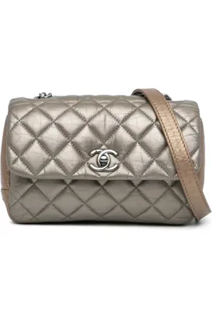 CHANEL Dames, Pre-owned, Bruin, Maat: ONE Size Leer