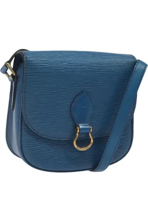 LOUIS VUITTON Dames, Pre-owned, Blauw, Maat: ONE Size Leer