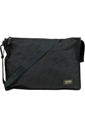Fendi Dames, Pre-owned, Zwart, Maat: ONE Size Leer