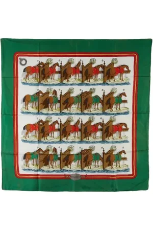 Hermès Dames, Pre-owned, Veelkleurig, Maat: ONE Size Zijde
