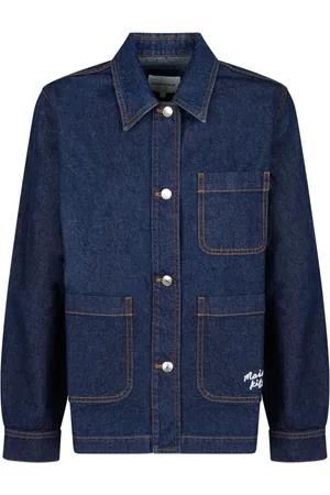 Maison Kitsuné Dames, Jassen, Blauw, Maat: M Denim