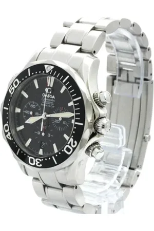 Omega Heren, Pre-owned, Zwart, Maat: ONE Size