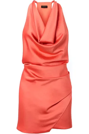 Andamane Dames, Jurken, Rood, Maat: S Satijn